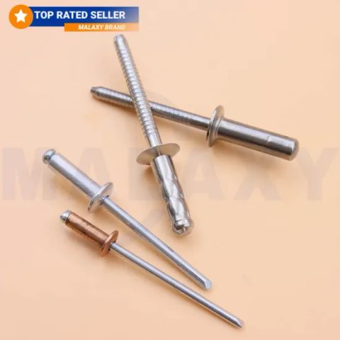 Sm32 Rivets Malaxy Open Type Blind Rivets in 5/32 3/16 1/8 Sizes SS304 Countersunk ...