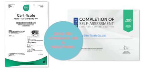 Certificates certificate from Shaoxing Dingdian Textile Co., Ltd.