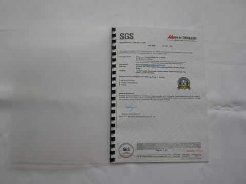 SGS Certificate certificate of Xiamen Le Young Imp. & Exp. Co., Ltd – certificate photo, supplier certificates section