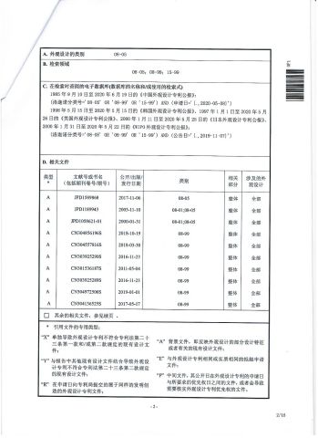 EVALUATION REPORT OF DESIGN PATENT certificate from Anping Chunsheng Hardware Mesh Co., Ltd.