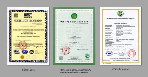 Certificates certificate of EKAR FURNITURE CO.,LTD – certificate photo, supplier certificates section