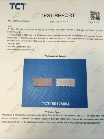 Eco-Friendly PU&PVC Leather SGS, ISO9001,TCT Certificates certificate from Guangzhou Huashine PU Leather Co., Ltd.