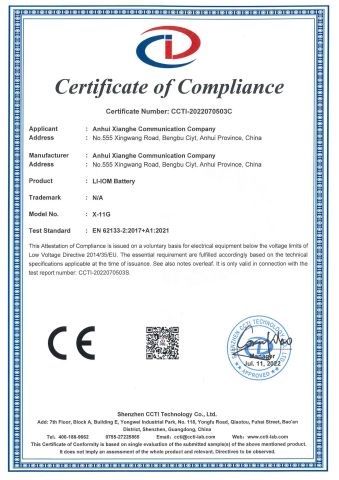 CE X900 certificate from SHINHO OPTICS LIMITED