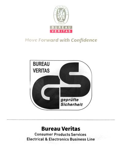 GS certificate from Foshan Hanyi Technology Ltd