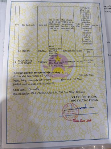 LTD2 certificate from Risk