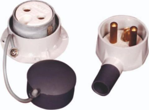 Plug Connection 440 3 Pole Metal Clad Plug Socket Voltage 440 V Material Plastic Current ...