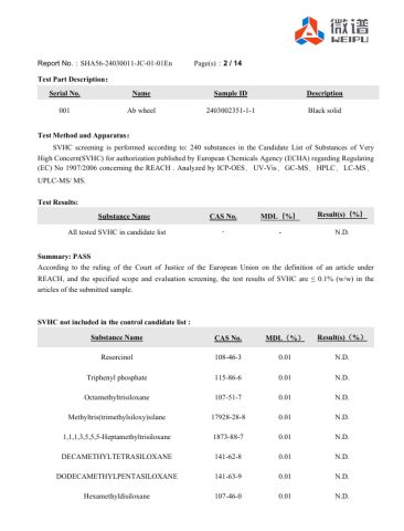 Certificates certificate from Nantong Qimai Sports Technology Co., Ltd.