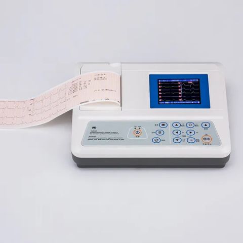 Medical Portable 3 Channel Digital ECG EKG Electrocardiograph from ...