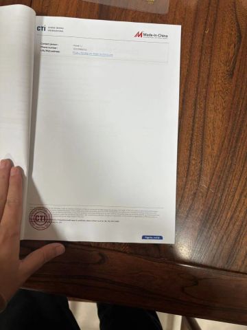 Our certificates certificate from Tianjin Sijia Technology Co., Ltd.