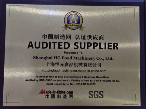 SGS certificate from Hg Industry Group Ltd.