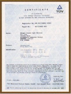 CE Certificate certificate from Ningbo Cheers Water Pump Co., Ltd.