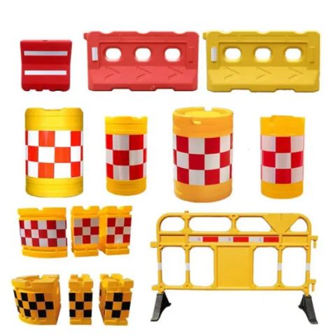 Heavy-Duty Reflective Road Highway Safety Traffic Plastic Water Barrier ...