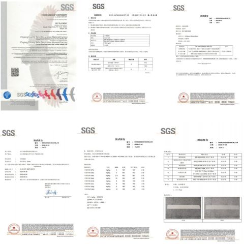SGS certificate from Liaocheng Moyu International Trade Co., Ltd.