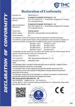 Our certificates certificate from Chuanghejia Technology (Huizhou) Co., Ltd.