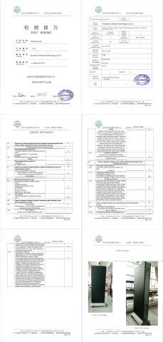 IP65 TESTING certificate from Shenzhen LCDKIOSK Technology Co., Ltd.