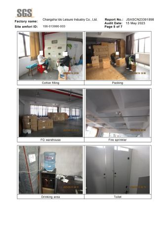 SGS certificate from Changsha Ido Leisure Industry Co., Ltd.