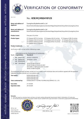 certificate certificate of Guangzhou Skydeekenutek Co., Ltd. – certificate photo, supplier certificates section