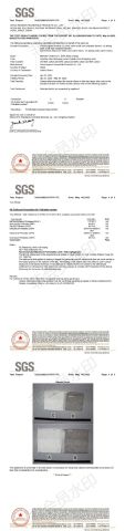 PRO65 for cotton weighted blanket certificate from ANHUI KINGSON HOUSEHOLD PRODUCTS CO., LTD.