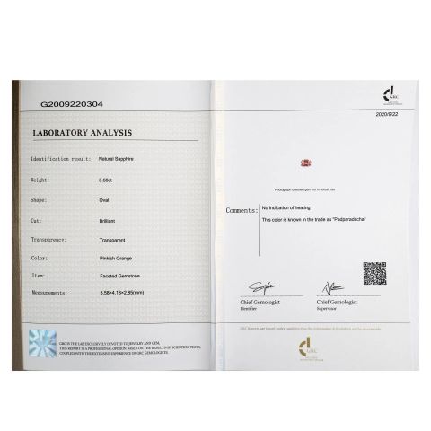 GRC certificate from Wuzhou Provence Jewelry Co., Ltd.