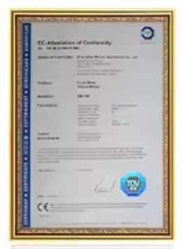 Certificates certificate from Yangzhou Zunzhu Tourism Supplies Co., Ltd