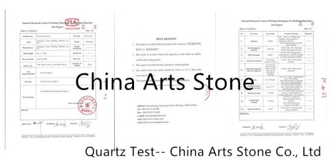 quartz test certificate of QUANZHOU SHIYIYUAN IMPORT & EXPORT CO., LTD. – certificate photo, supplier certificates section
