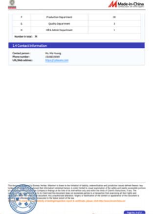 Our certificates certificate of Jiangxi Rongyi Paper Products Co., Ltd. – certificate photo, supplier certificates section