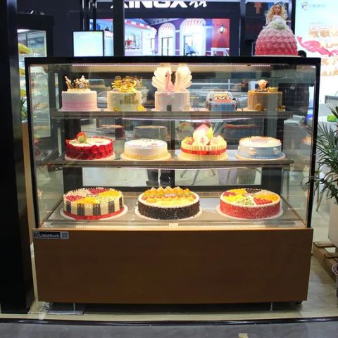 Cooling Display Cake Fridge Cake Shop Cake and Pastry Showcase from ...