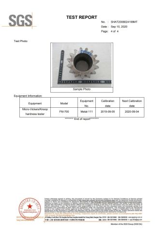 SGS TEST REPORT certificate from Changzhou Kadi International Trade Co., Ltd.
