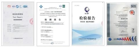 Certificate 1 certificate from Foshan Chuanyi Building Materials Co., Ltd.