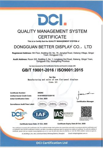 2 certificate from ShenZhen Better Group Limited