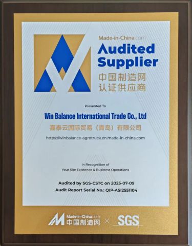 SGS Audited Supplier certificate from Win Balance International Trade Co., Ltd