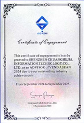 Our certificates certificate from Chuanghejia Technology (Huizhou) Co., Ltd.