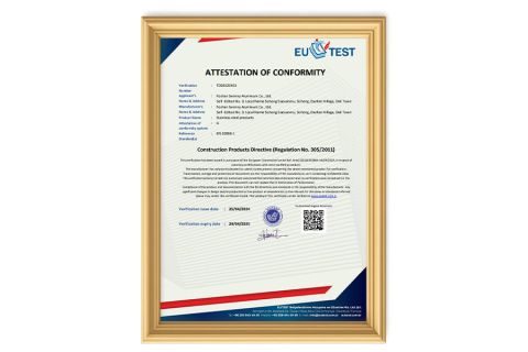 5 certificate of Foshan Shensheng Building Material Technology Co., Ltd. – certificate photo, supplier certificates section