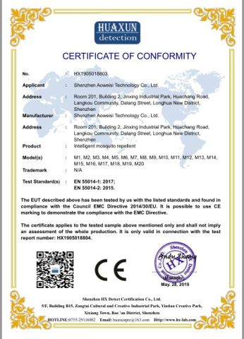 CE certificate from Shenzhen Ease-Way Tech. Co., Ltd.
