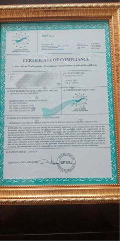 CE certificate from Jinan Linteng Technology & Trade Co., Ltd.
