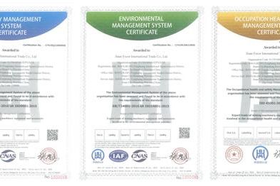 ISO 9001/ 14001/ 25001 certificate certificate from Jinan Focor Machinery Co., Ltd.