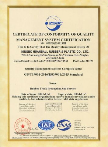 certificate_2 certificate of Ningbo Yinzhou Huanball Rubber & Plastic Co., Ltd. – certificate photo, supplier certificates section