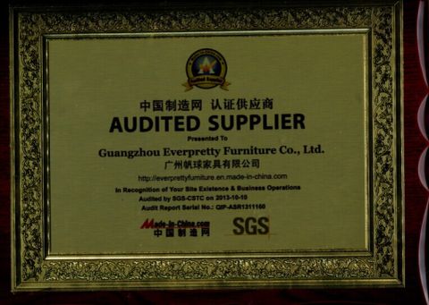 SGS CERTIFICATE certificate from Guangdong Everpretty Furniture Co., Ltd.