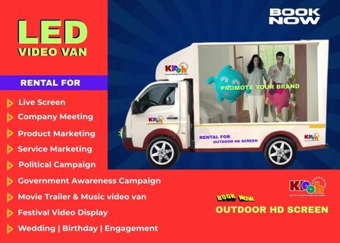 Led Van On Rent In Chennai Sound System Powerful Power Source In-built ...
