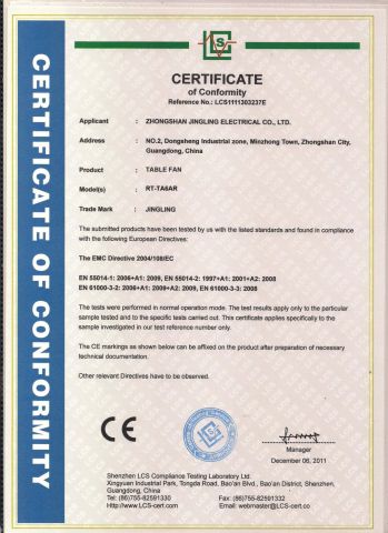 CE certificate from Rite Machinery & Electrical Co., Ltd.