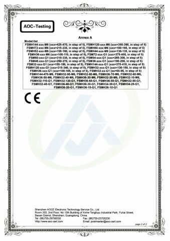 CE-LVD-2 certificate from Flagsun (Suzhou) New Energy Co., Ltd.