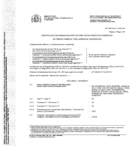 EEC certificate of Speedsphere International Co., Ltd – certificate photo, supplier certificates section