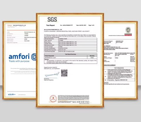 FOSHAN FURNITURE certificate from Foshan Apple Star Furniture Co., Ltd.