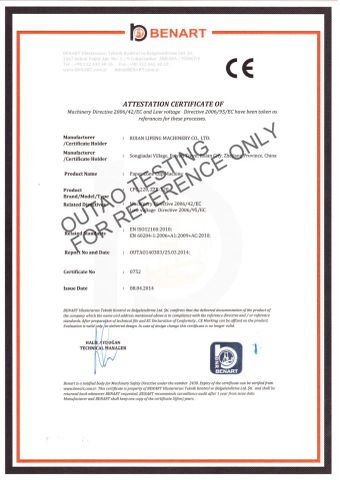 cone cup machine CE certificate certificate from Wenzhou Toppro Machinery Co., Ltd.