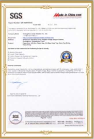 4 certificate from Shandong Yinuo Decoration Materials Co., Ltd.