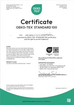 Our certificates certificate from Jiangmen Neiyishe Garment Co., Ltd