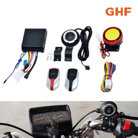 Anti-Theft Alarm System Moto Smart Remote Control Lock Security System ...