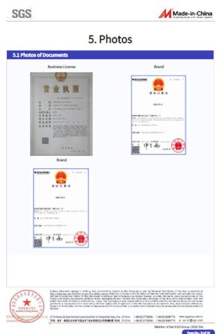SGS report certificate of Qingdao Zhenlilai I/E Co., Ltd – certificate photo, supplier certificates section