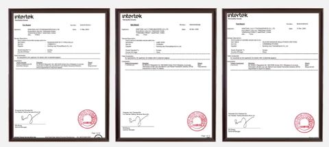 Certificates certificate from Zibo Sunny Trading Co. Ltd.