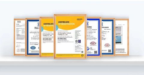 Certificates certificate from Qinhuangdao Yukuan Trading Co., Ltd